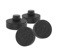 JUNPIY 4 pezzi, for Tesla, for il modello 3 Y 2019-2023, cuscinetto adattatore for punto di sollevamento jack Dischi in alluminio Telaio for attrezzi con custodia Accessori for auto Cric per auto(Schw