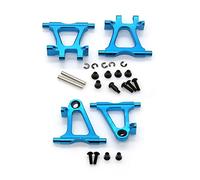 JUNPIY 4 pezzi in metallo anteriore e posteriore inferiore bracci sospensione forcellone, for Tamiya, for TT02 TT-02 1/10 RC auto parti di aggiornamento Collegamento del braccio di controllo della sos