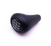 JUNPIY 5 Pomello del cambio in pelle a 6 velocità, for, E28 E30 E32 E34 E36 E38 E39 E46 X1 X3 X5 Z1 Z3 Z4 Penna POMO Shifter Stick Leva Headball Pomello del cambio(BLACK 6-speed)