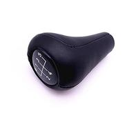 JUNPIY 5 Pomello del cambio in pelle a 6 velocità, for, E28 E30 E32 E34 E36 E38 E39 E46 X1 X3 X5 Z1 Z3 Z4 Penna POMO Shifter Stick Leva Headball Pomello del cambio(BLACK 5-speed)