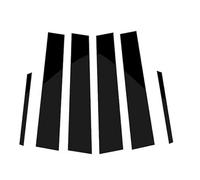 JUNPIY 6 montanti for pilastri lucidati, for Peugeot, 408 2010-2013, copertura for finestrini, adesivo colonna BC Copertura per finestrini auto