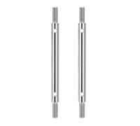 JUNPIY Accessori for rimontare l'asta di collegamento in acciaio inossidabile Lunghezza 70 mm 1:10, for Traxxas, for auto cingolata TRX-4 RC Collegamento del braccio di controllo della sospensione(2PC