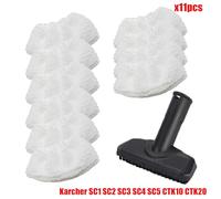 JUNPIY Accessori Spazzola ugello in nylon for SC1 SC2 SC3 SC4 SC5 SC7 CTK10 CTK20 Parti di ricambio for aspirapolvere a vapore portatile Accessori per pulitori a vapore(Set23)