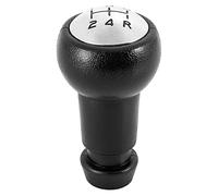 JUNPIY Adattatore for leva del pomello del cambio manuale a 5 velocità for autoveicoli, for Citroen, C2 C3 C5 C4L, for Peugeot, 206 306 307 308 406 605 Pomello del cambio(BLACK Without Adapter)