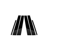 JUNPIY Adesivi for finiture montanti finestrini, for, Serie 3 E46 4 porte 1998-05 E90 2005-2012 F30 F31 F34 F35 2012-2018 G20 G21 2019-2023 Copertura per finestrini auto(BLACK For E90 2005-2012)