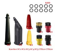 JUNPIY Aspirapolvere a vapore for SC1 SC2 SC3 SC4 SC5 SC7 CTK10 CTK20 Parti Spazzola Testa Ugello potente Accessori Accessori per pulitori a vapore(Set-3)