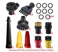 JUNPIY Aspirapolvere a vapore for SC1 SC2 SC3 SC4 SC5 SC7 CTK10 CTK20 Parti Spazzola Testa Ugello potente Accessori Accessori per pulitori a vapore(Set-5)