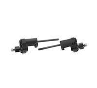 JUNPIY Asse a portale anteriore posteriore in metallo con collegamento dello sterzo in acciaio, for auto cingolata 1/10 RC, for asse Axial SCX10 II 90046 90047 AR44 Collegamento del braccio di control