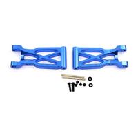 JUNPIY Bracci oscillanti del braccio di sospensione posteriore in lega di alluminio da 2 pezzi, for Wltoys, for auto RC 104001 1/10 Collegamento del braccio di controllo della sospensione(Navy Blue)