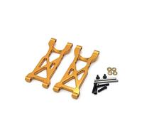 JUNPIY Bracci oscillanti del braccio di sospensione posteriore in lega di alluminio, for Wltoys, for auto RC 104001 1/10 Collegamento del braccio di controllo della sospensione(Yellow)