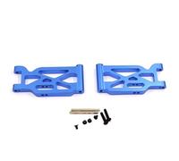 JUNPIY Bracci oscillanti del braccio sospensione anteriore in lega di alluminio da 2 pezzi, for Wltoys, for auto RC 104001 1/10 Collegamento del braccio di controllo della sospensione(Navy Blue)