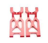 JUNPIY Bracci oscillanti del braccio sospensione posteriore in lega di alluminio da 2 pezzi, for Wltoys, for auto RC 104001 1/10 Collegamento del braccio di controllo della sospensione(Rot)