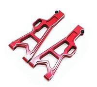 JUNPIY Braccio sospensione inferiore anteriore e posteriore in metallo da 2 pezzi, for JLB Racing, for CHEETAH, for 11101 21101 J3 Speed 1/10 RC Car Parti di aggiornamento Collegamento del braccio d