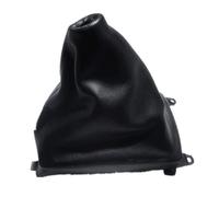 JUNPIY Car Styling Pomello del cambio in pelle Leva del cambio Collare Ghetta Custodia protettiva for Mazda, 6 M6 2002 2003 2004 2005 2006 2007 Pomello del cambio(BLACK C)