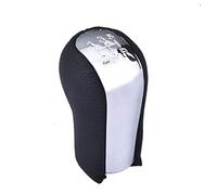 JUNPIY Copri cuffia pomello cambio 5/6 velocità, for Toyota, for Corolla, for Aygo for Verso, for RAV4, for Yaris for Vitz for Urban Pomello del cambio(BLACK 5-speed Matte)