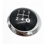 JUNPIY Copri emblema pomello cambio 5/6 velocità, for Toyota, for Corolla, 1.8MT, for RAV4, for AVENSIS for Yaris D4D for Urban for ALTIS, for Scion, Pomello del cambio(BLACK 5 Speed Black)