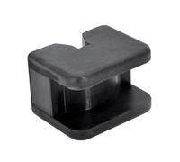 JUNPIY Cuscinetti in gomma for supporto for sollevatore for auto Cuscinetti in gomma for jack da pavimento con scanalatura in gomma nera Adattatore for binario for telaio universale robusto Cric per a