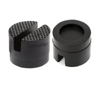 JUNPIY Cuscinetti in gomma for supporto universale for cric for auto Cuscinetti in gomma for protezione telaio Adattatore for pavimento con fessura for jack for auto, for Lexus, for Subar, for Fiat, f