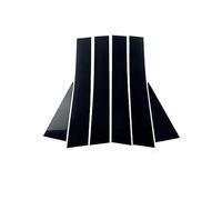 JUNPIY For Chevrolet, Captiva 2007 2008 2009 2010 2011-2023 Pilastro Messaggi Auto Porta Finestra Trim Copertura Nero Lucido Esterno adesivi Copertura per finestrini auto(BLACK Fit Captiva 2007-18)