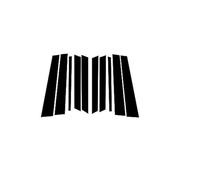 JUNPIY For, Classe B W247 R W251 Montanti for montanti Car Door Window Trim Cover Adesivi esterni neri lucidi Copertura per finestrini auto(BLACK Fit W251 2006-2013)