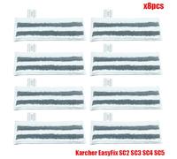 JUNPIY For Easyfix SC2 SC3 SC4 SC5 Accessori for aspirapolvere portatile Panni in microfibra for mocio a vapore Panno di ricambio for a Accessori per pulitori a vapore(8pcs)