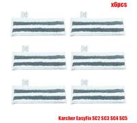 JUNPIY For Easyfix SC2 SC3 SC4 SC5 Accessori for aspirapolvere portatile Panni in microfibra for mocio a vapore Panno di ricambio for a Accessori per pulitori a vapore(6pcs)