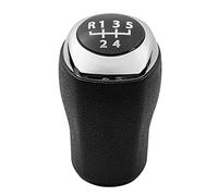 JUNPIY For Hyundai, for Elantra, for GT for Accent for Solaris, for Avante MD Leva del pomello del cambio cromata/opaca Testa del bastone del cambio Pomello del cambio(BLACK Bright 5 Speed)
