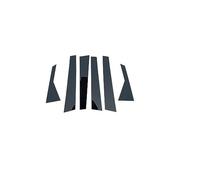 JUNPIY For Hyundai, Kona Encino Kauai 2018 2019 2020 2021 2022 2023 I20 2021-2023 Nero Lucido Finestra Pilastro Messaggi Adesivi Trim Copertura Copertura per finestrini auto