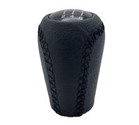 JUNPIY For Mazda, 3 BK BL 5 CR CW 6 II GH CX-7 ER MX-5 NC III 2005 2006 2007 2008 2009 2010 2011 Pomello del cambio in pelle a 6 velocità Bastone Pomello del cambio