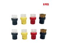 JUNPIY For SC1 SC2 SC3 SC4 SC5 SC7 CTK10 Accessori for pulitori a vapore Sostituzione ugello irrigatore rotondo Spazzole for la pulizia della testa Accessori per pulitori a vapore(8 pcs)