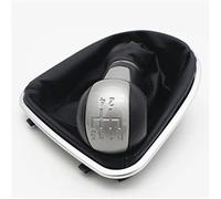 JUNPIY, for Seat, for Altea for Leon II for Toledo III 2004-2012 Pomello del cambio manuale Stick Leva Penna Ghetta in pelle Cover Custodia Collare Pomello del cambio(BLACK 5 Speed)