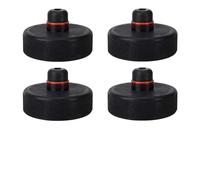 JUNPIY For Tesla, for il modello Y, Cuscinetti in gomma for supporto for martinetto for ascensore in gomma nera Adattatore for binario for telaio con scanalatura in gomma nera Cric per auto