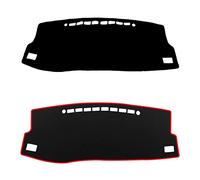 JUNPIY For TOYOTA, Corolla, IM Auris 2014 2015 2016 2017 2018 Cruscotto Copertura Zerbino Pad Dash Zerbino Tenda Da Sole Strumento Tappeto Accessori Auto Tappetino copri cruscotto(Black(Red Edge))