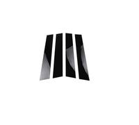 JUNPIY For VW, for Golf, MK6 2009-2012 MK7 2013-2020 MK8 2021-2023 Porta Finestra Pilastro Messaggi Trim Adesivi Kit di Copertura Accessori Decorativi Copertura per finestrini auto(BLACK 2013-2020)