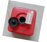 JUNPIY GRUPPO SERBATOIO CARBURANTE GT600 METALLO ROSSO/ABS NERO, for Mitsubishi, POMPA ACQUA MOTORE MEIKI GT-600 GM182 GM-182 6.0HP Tappo del serbatoio del carburante(BLACK TYPE B METAL TANK)