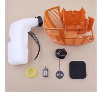 JUNPIY Kit copertura motore copertura tappo serbatoio carburante gas, for STIHL, FS75 FS80 FS80R FS85 FS85R decespugliatore 4137 350 0410 4137-080-1601 Tappo del serbatoio del carburante