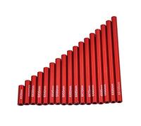 JUNPIY Kit di collegamento asta di collegamento in metallo 17 pezzi 20/25/30/35/40/45/50/55/60/65/70/75/80/85/90/95/100mm 1:10 RC Crawler, for assiale, for SCX10 Collegamento del braccio di controllo
