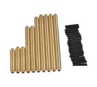 JUNPIY Kit di collegamento sospensione sterzo in ottone metallo da 10 pezzi asta di collegamento interasse 324mm 1/10, for Traxxas, for TRX-4 TRX4 RC Crawler Car Collegamento del braccio di controllo