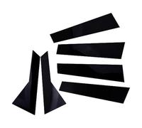JUNPIY Kit di coperture for finestrini for portiere auto, kit di coperture for auto, parti esterne for styling auto, nero lucido, for VW, Jetta, 2019-2021 2020 Copertura per finestrini auto