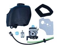 JUNPIY Kit guarnizione passacavo serbatoio carburatore filtro aria carburante, for GX35 GX35NT tosaerba soffiatore decespugliatore carburatore Filtro aria per tosaerba