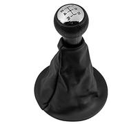 JUNPIY Leva del pomello del cambio for auto, leva del cambio, ghetta, copertura del bagagliaio in pelle PU, for Citroen, for Berlingo III MK3, for Peugeot, for Partner, 2008 Pomello del cambio
