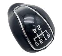 JUNPIY Leva del pomello del cambio in pelle a 5/6 velocità, for Kia, for forte for Cerato K3 K4, for Hyundai, IX25 for Creta 2012-2016 Accessori Pomello del cambio(BLACK R12345)