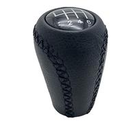 JUNPIY Leva del pomello del cambio in pelle, for Mazda, 3 BK BL 5 CR CW 6 II GH CX-7 ER MX-5 NC 2006-2009 2010 2011 2012 2013 Pomello del cambio