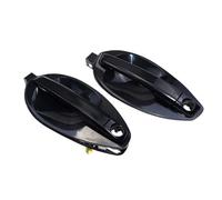 JUNPIY Maniglia esterna della portiera sinistra e destra 82650-2C000 82660-2C000, for Tiburon 2.0L, l4, 2.7L, V6 2003 2004 2005-2008 Maniglia per porta interna(BLACK Left and Right)