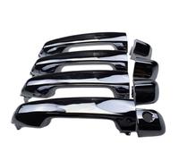 JUNPIY Maniglia esterna porta anteriore posteriore sinistra destra 69210-60100, for Land Cruiser, for 4Runner, for Lexus, GX460 2008-2018 69210-60100-C0 Maniglia per porta interna(BLACK A Set 4 Pcs)