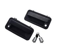 JUNPIY Maniglia porta esterna anteriore con kit cilindro serratura, for Chevrolet, for GMC, for Suburban, for Yukon, for Cadillac, 12540437 15742229 15742230 Maniglia per porta interna(BLACK Kit 002)