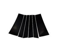JUNPIY Montanti dei montanti dei finestrini dell'auto, rivestimenti delle porte, adesivi neri lucidi, for NISSAN, Grand Livina 2007-2018 Copertura per finestrini auto