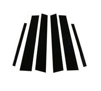 JUNPIY Nero lucido Auto Finestra Porta Pilastro Posti Adesivi Coperture Trim Decalcomania, for Chevy, Equinox 2018 2019 2020 2021 2022 2023 Copertura per finestrini auto