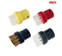 JUNPIY Nuove parti di spazzole in nylon stile for SC1 SC2 SC3 SC4 SC5 SC7 CTK10 Spazzole for la pulizia del pulitore a vapore portatile Ugello for irrigatori Accessori per pulitori a vapore(Set9)