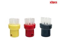 JUNPIY Nuove parti di spazzole in nylon stile for SC1 SC2 SC3 SC4 SC5 SC7 CTK10 Spazzole for la pulizia del pulitore a vapore portatile Ugello for irrigatori Accessori per pulitori a vapore(Set8)